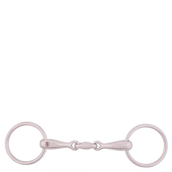 BR Articulación Doble Loose Ring Snaffle 16 mm