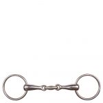 BR Articulación Doble Loose Ring Snaffle 18 mm