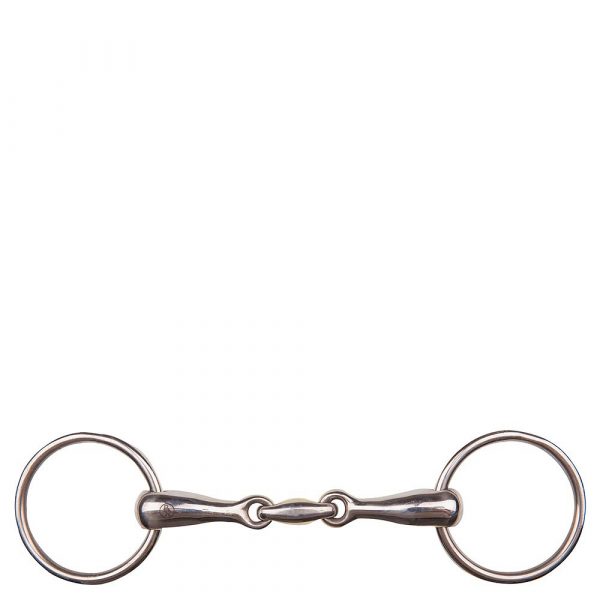 BR Articulación Doble Loose Ring Snaffle 18 mm