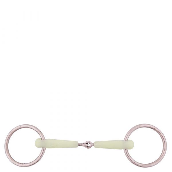 BR Filete Anillas Articulado Snaffle Pony Apple Mouth 15 mm