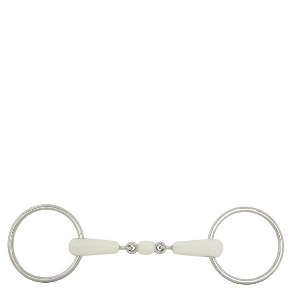 BR Articulación Doble Loose Ring Snaffle Combo Comfort 18 mm Ø 70 mm