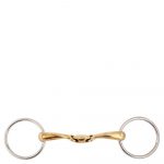 BR Articulación Doble Loose Ring Snaffle Soft Contact 16 mm