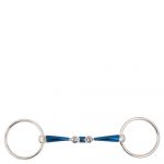 BR Articulación Doble Loose Ring Snaffle Sweet Iron 14 mm