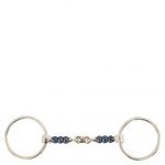 BR Articulación Doble Loose Ring Snaffle Sweet Iron 14 mm
