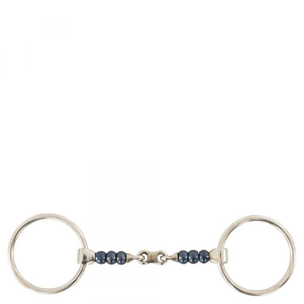 BR Articulación Doble Loose Ring Snaffle Sweet Iron 14 mm