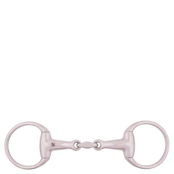 BR Articulación Doble Eggbutt Snaffle 18 mm
