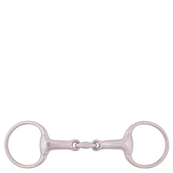 BR Articulación Doble Eggbutt Snaffle 16 mm