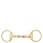 BR Articulación Doble Eggbutt Snaffle Cuprion 18 mm