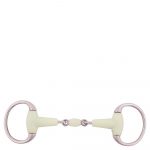 BR Articulación Doble Eggbutt Snaffle Apple Mouth 18 mm