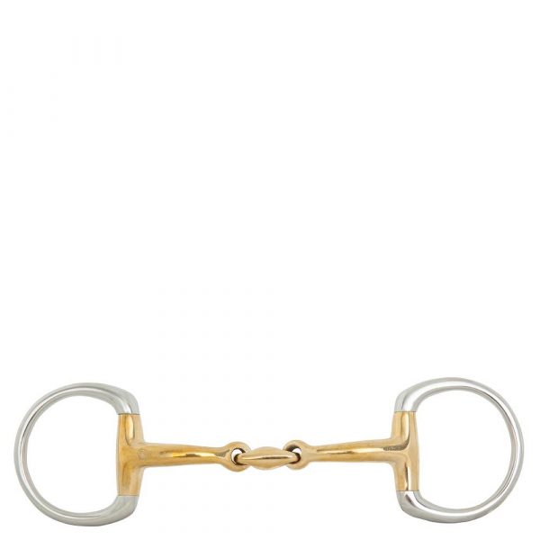 BR Articulación Doble Eggbutt Snaffle Soft Contact 12 mm Ø 55 mm
