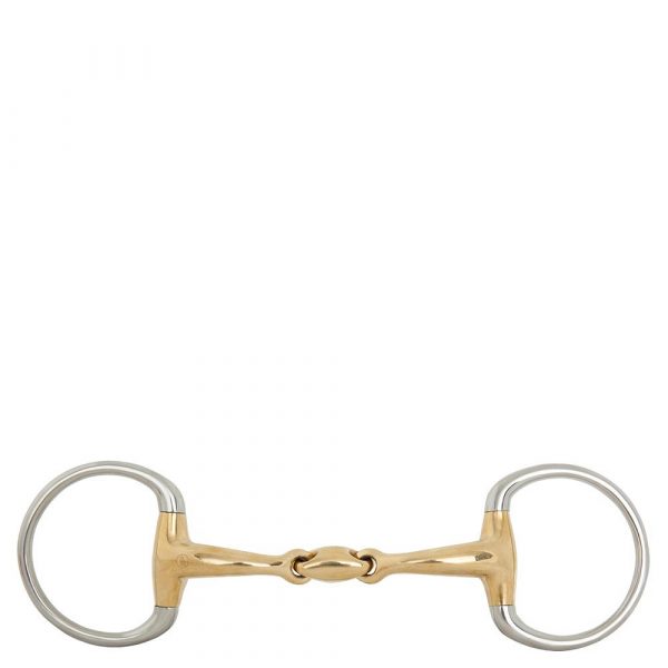 BR Articulación Doble Eggbutt Snaffle Soft Contact 16 mm Ø 65 mm