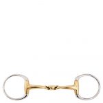 BR Articulación Doble Eggbutt Snaffle Soft Contact 14 mm