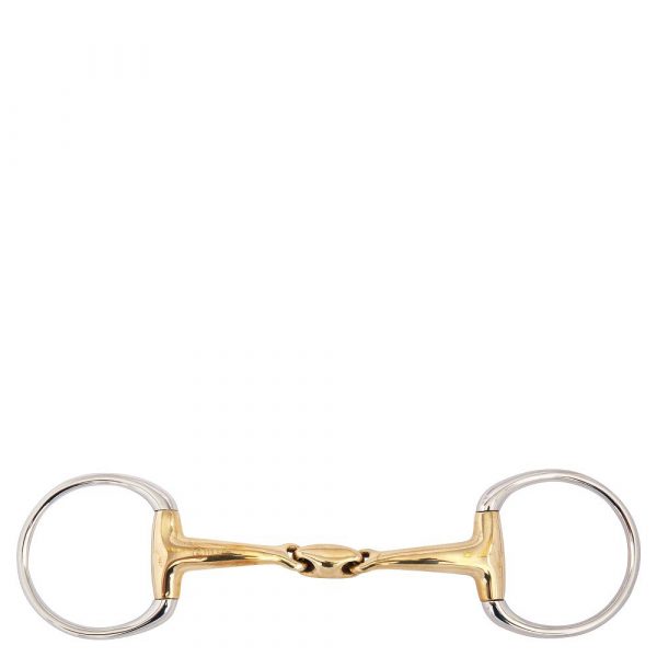 BR Articulación Doble Eggbutt Snaffle Soft Contact 16 mm