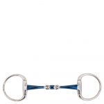 BR Articulación Doble Eggbutt Snaffle Sweet Iron Magic System 14 mm