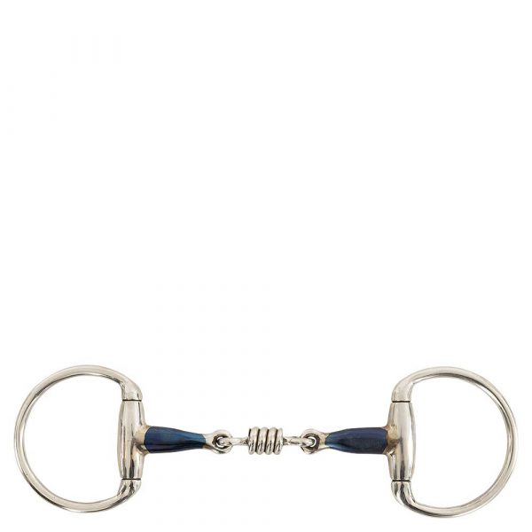 BR Articulación Doble Eggbutt Snaffle Sweet Iron 14 mm