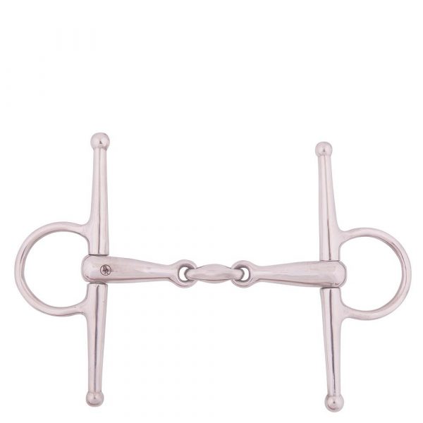 BR Articulación Doble Full Cheek Snaffle 18 mm