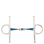 BR Articulación Doble Full Cheek Snaffle Sweet Iron 14 mm