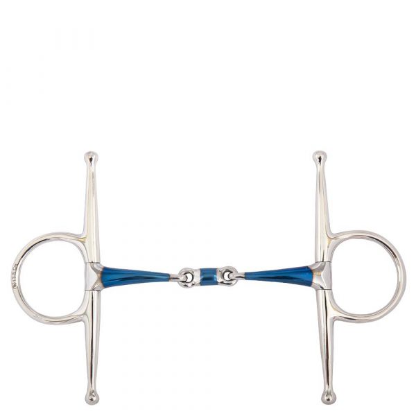 BR Articulación Doble Full Cheek Snaffle Sweet Iron 14 mm