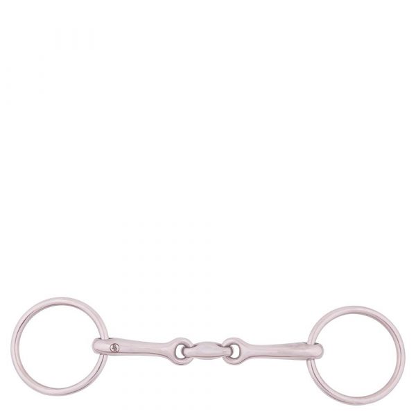 BR Articulación Doble Loose Ring Bradoon 13 mm