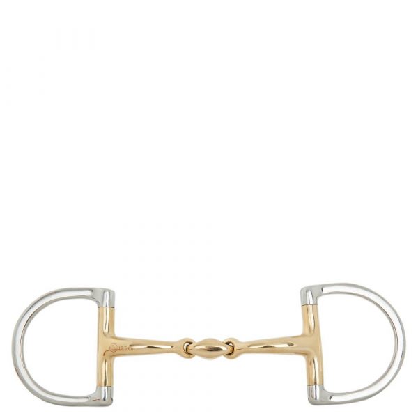BR Articulación Doble Dee Ring Bit Soft Contact 14 mm Ø 65 x 50 mm