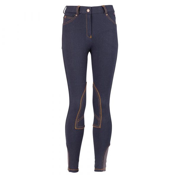 Premiere Riding Pantalones Equitación Daisy II Children Self-Fabric Knee Patches