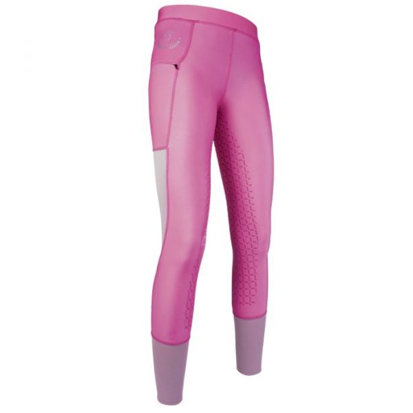 HKM Leggings de montar -Mesh- culera full silicona