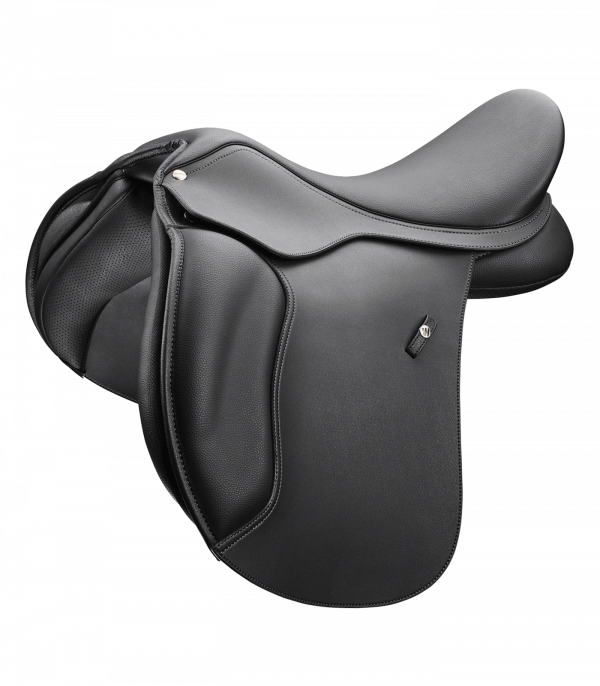 Wintec 500 Silla de montar para concurso completo, ancha negro