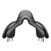 Wintec 500 Silla de montar para concurso completo, ancha negro - Imagen 5