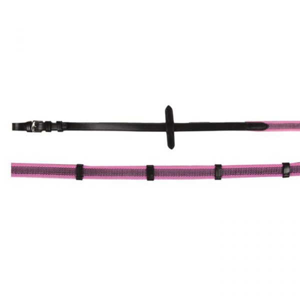 HKM Riendas con caucho interior -Colour-