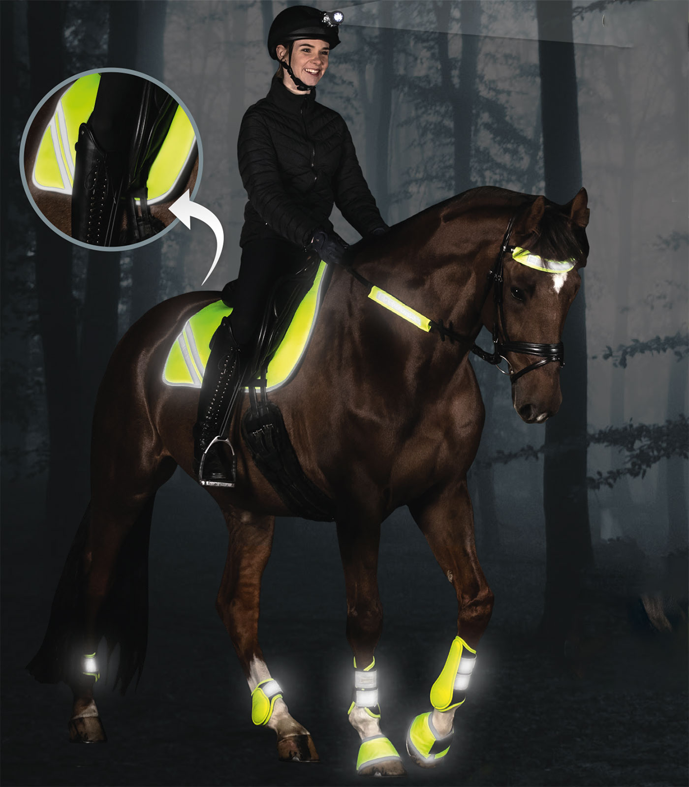 Mantilla REFLEX amarillo flúor - Imagen 3