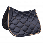 Mantilla Valencia azul oscuro/oro rosa