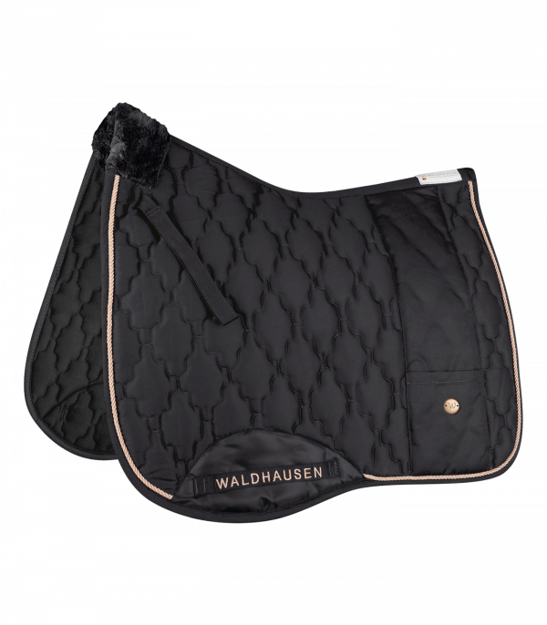 Mantilla Modern Rosé negro/oro