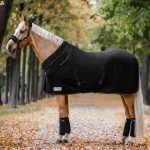 Manta polar Modern Rosé negro/oro