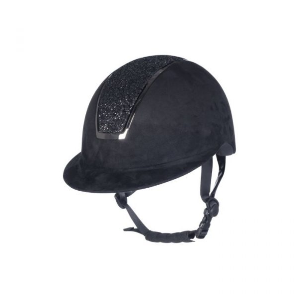 HKM Casco de montar -Lady Shield Sparkle Velours-