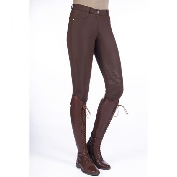 HKM Pantalones de montar -Luna- rodillera silicona