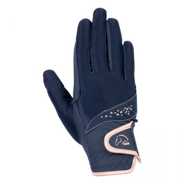 HKM Guantes de montar -Rosegold Glamour- Style