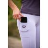 HKM Leggings de montar -Lavender Bay- c. full silicona - Imagen 8