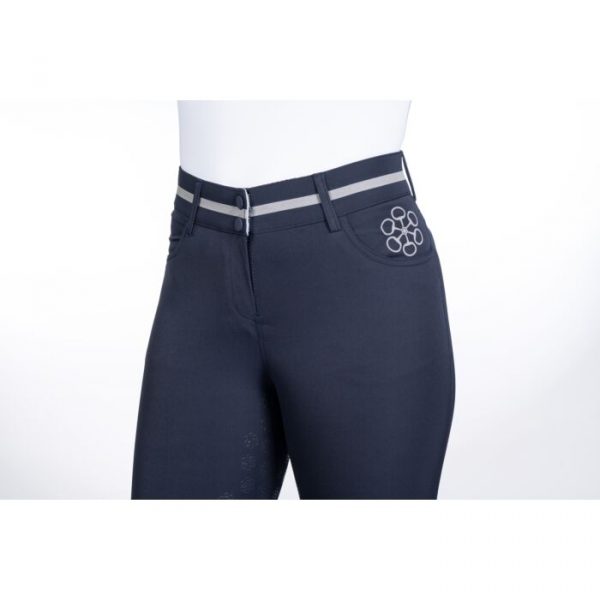 HKM Pantalones de montar -Blooms- culera full silicona