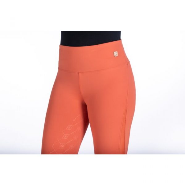 HKM Leggings de montar -Edinburgh Mesh- c. full sili.