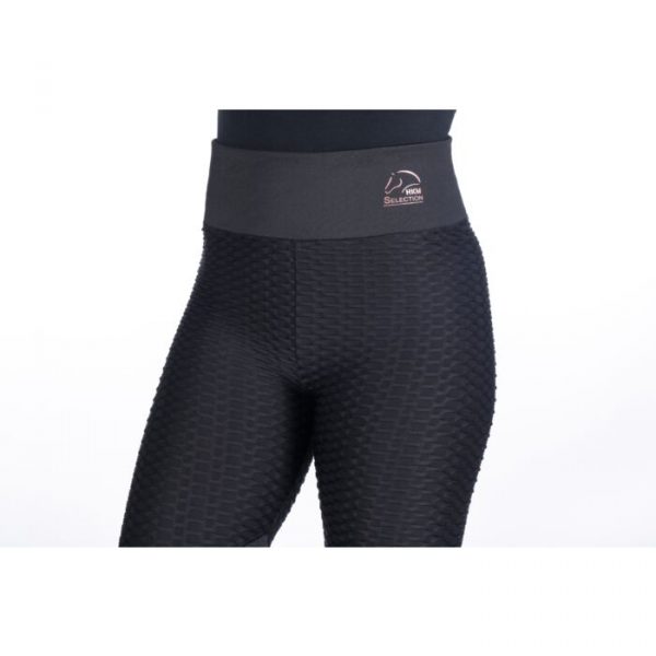 HKM Leggings de montar -Edinburgh Shape- rod. silicona