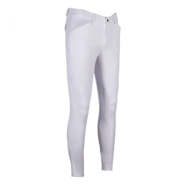 HKM Pantalones de montar hombre -James- rodillera sil.