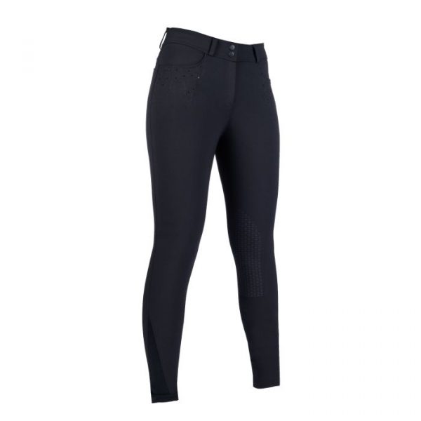 HKM Pantalones de montar -Savona- Style rodillera sil.