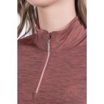 HKM Camiseta funcional -Rosewood Melange-
