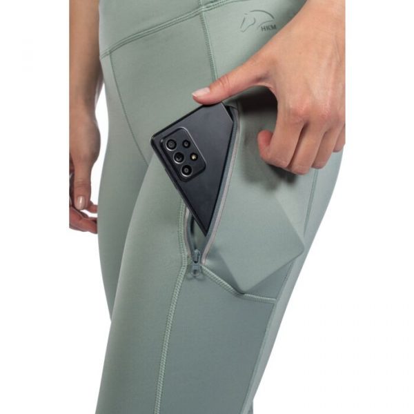 HKM Leggings de montar -Harbour Island- c. f. silicona