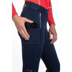 HKM Pantalones de montar -Aruba Denim- c. f. silicona