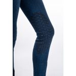HKM Pantalones de montar -Aymee Denim- rodil. silicona