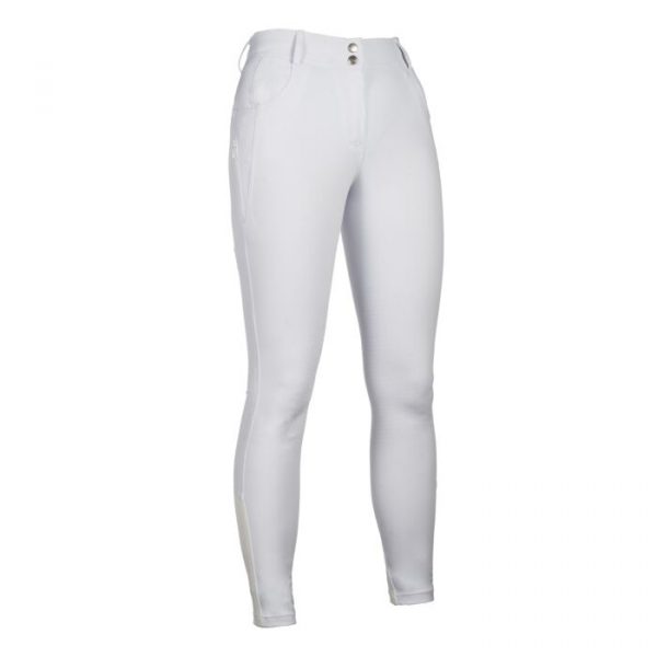 HKM Pantalones de montar -Ari Mid Rise- rod. silicona