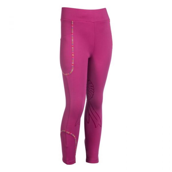 HKM Leggings de montar -Polly- rodillera sil.
