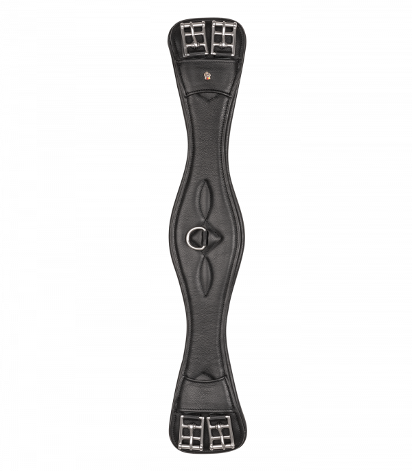 Cincha corta de cuero Comfort negro
