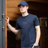 Mens Union Jack T-Shirt Navy - Imagen 2